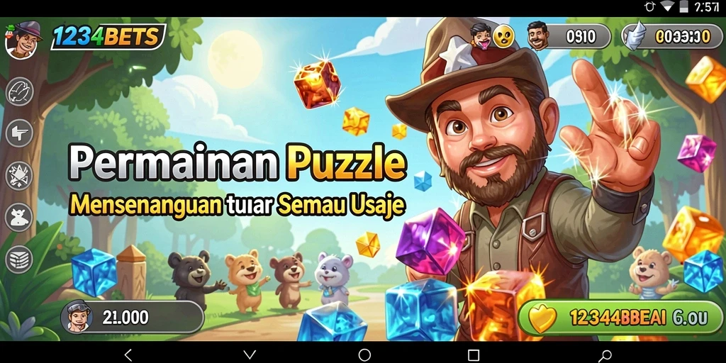 Tampilan gameplay 1234BETS yang seru dan menantang.