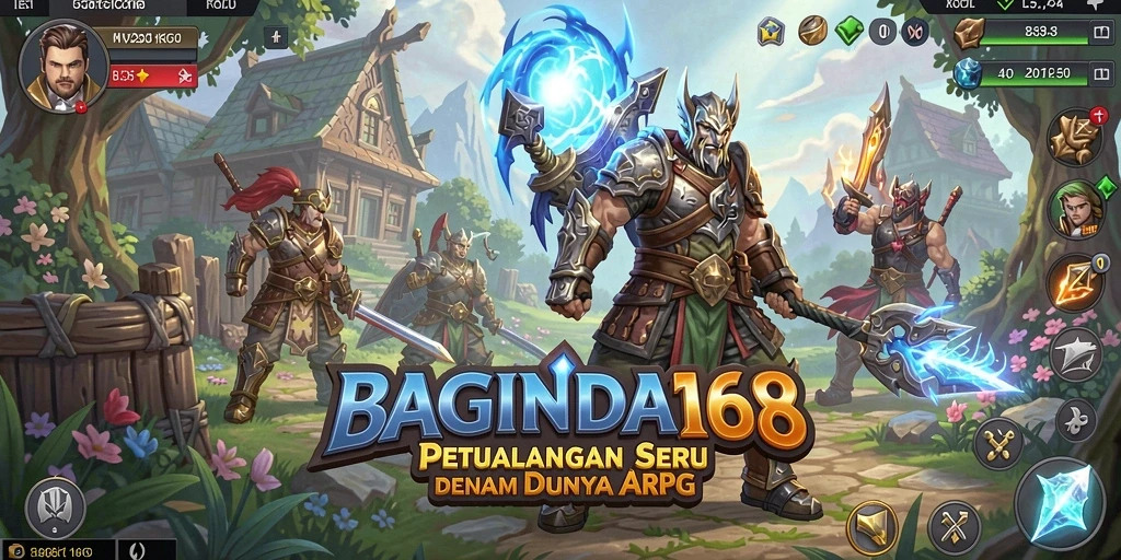 Screenshot gameplay BAGINDA168 menampilkan aksi seru di dunia ARPG.