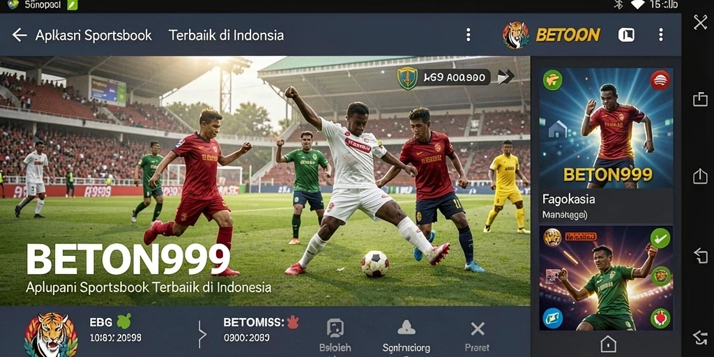 Tampilan screenshot dari permainan sportsbook yang mendebarkan di BETON999.