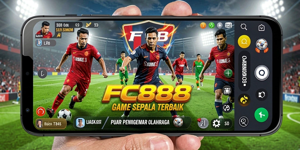 Tampilan gameplay FC888 yang seru dan realistis dalam sepak bola.