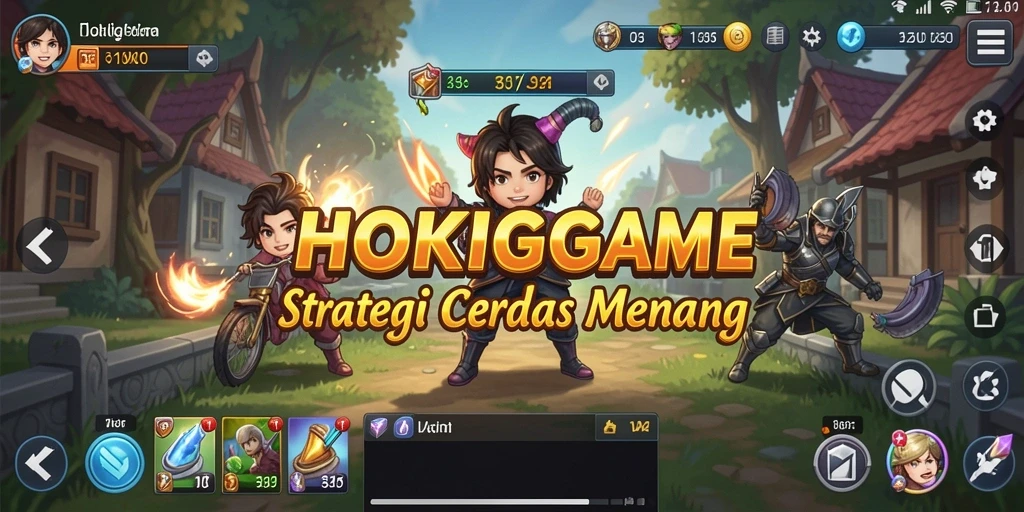 Screenshot utama menampilkan gameplay HOKIGAME yang mendebarkan.