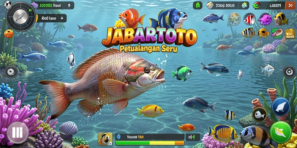 Tangkapan layar JABARTOTO menunjukkan aksi seru menembak ikan.