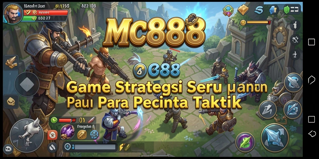 Tampilan utamanya menampilkan pertempuran strategis yang seru dan mendebarkan.