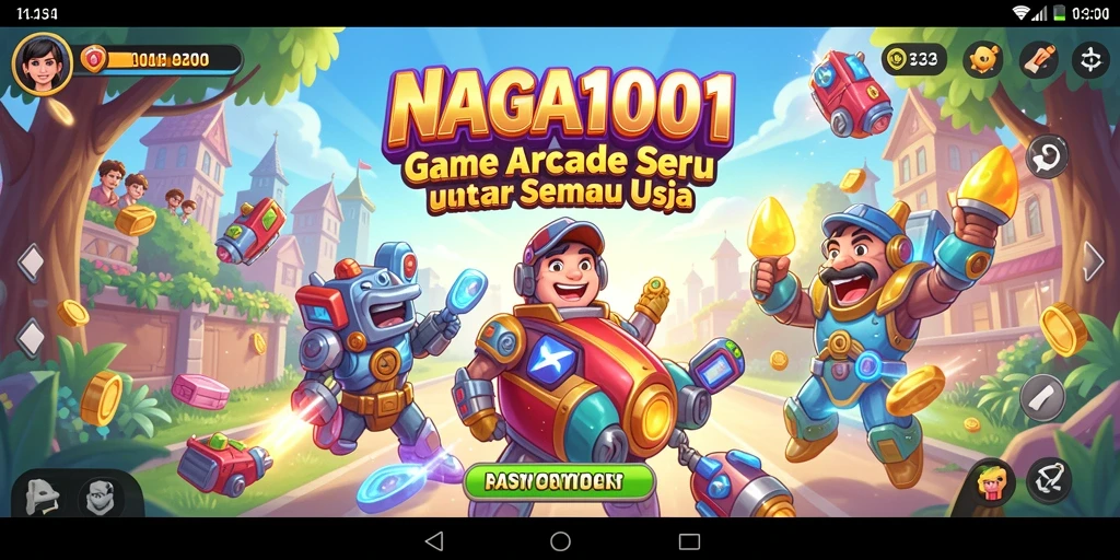 Gameplay seru NAGA1001 yang menantang dan adiktif.