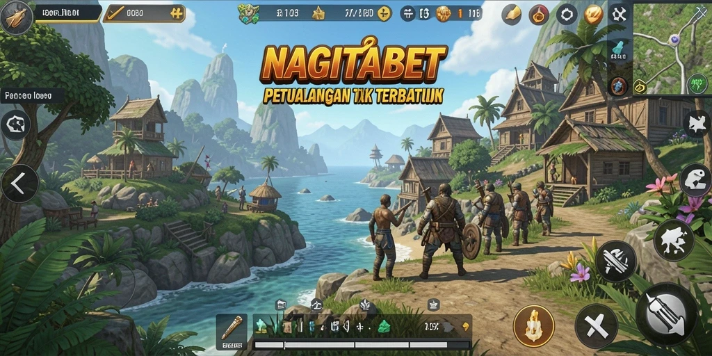 Screenshot gameplay NAGITABET menampilkan eksplorasi dunia terbuka yang seru.