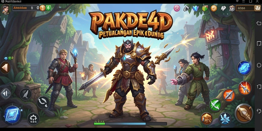 Tampilan gameplay PAKDE4D yang menawan dan penuh aksi.