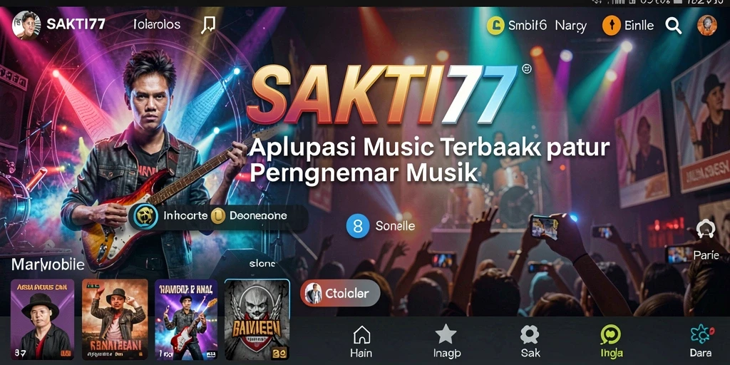 Tampilan gameplay SAKTI77 yang menunjukkan fitur musik interaktif.