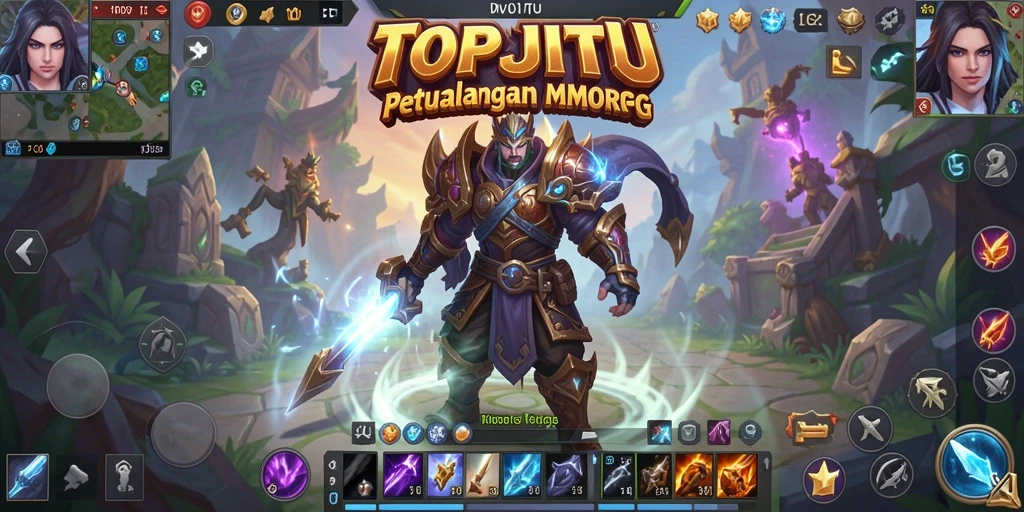 Screenshot gameplay menampilkan aksi seru dalam dunia MMORPG.