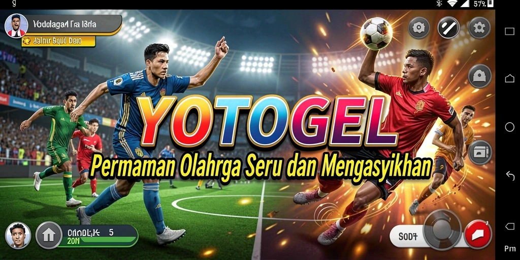 Tampilan menarik dari gameplay YOTOGEL yang penuh aksi olahraga.