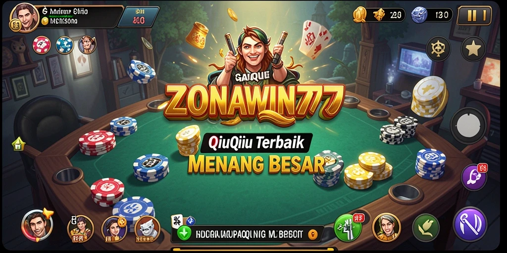 Gameplay seru ZONAWIN777 saat bermain QiuQiu.